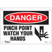 "Pinch Point" Sign - SGL679