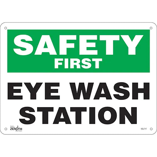"Eye Wash Station" Sign - SGL717