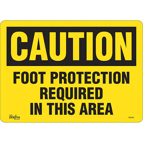 "Foot Protection Required" Sign - SGL904