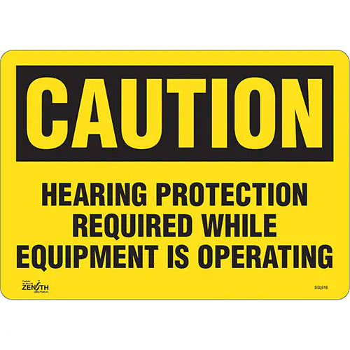 "Hearing Protection Required" Noise Hazard Sign - SGL916