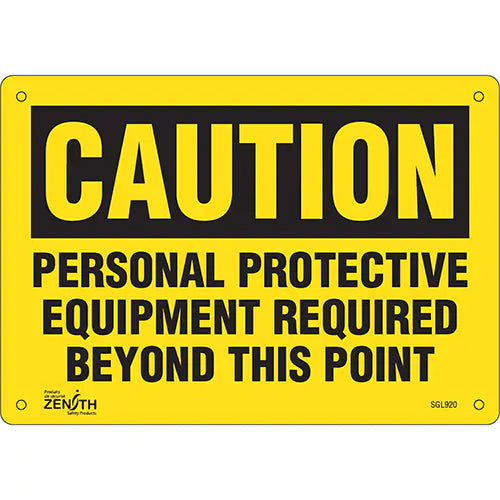 "Personal Protective Equipment Required" Sign - SGL920