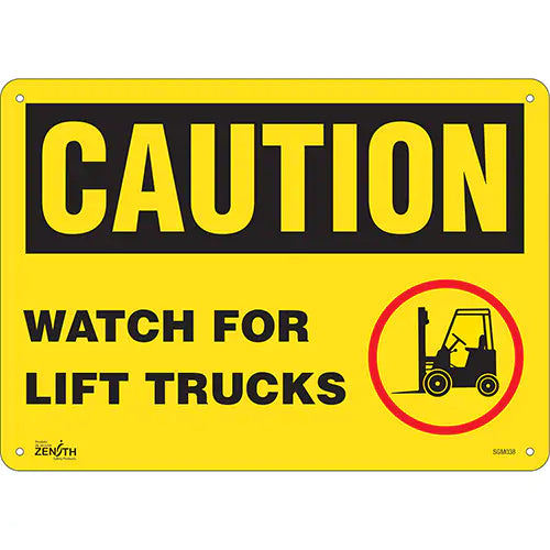 "Watch For Lift Trucks" Sign - SGM038