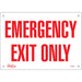 "Emergency Exit" Sign - SGM071