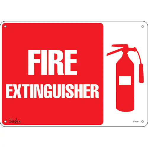 "Fire Extinguisher" Sign - SGM117