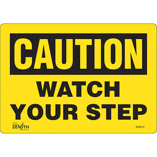 "Watch Your Step" Sign - SGM157
