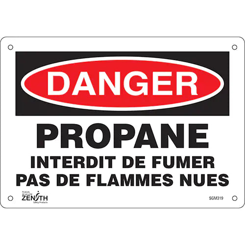 "Propane - Interdit De Fumer" Sign - SGM319