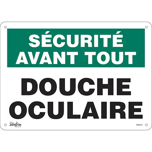 "Douche Oculaire" Sign - SGM479