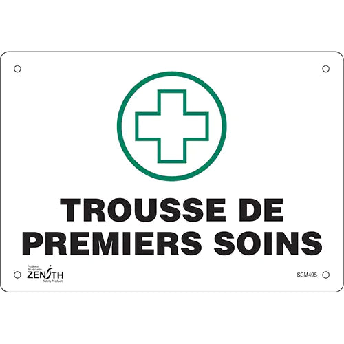"Premiers Soins" Sign - SGM495