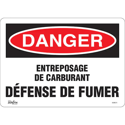 "Défense De Fumer" Sign - SGM574