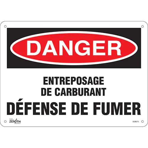 "Défense De Fumer" Sign - SGM576