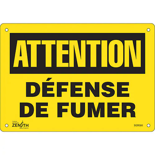 "Défense De Fumer" Sign - SGM584