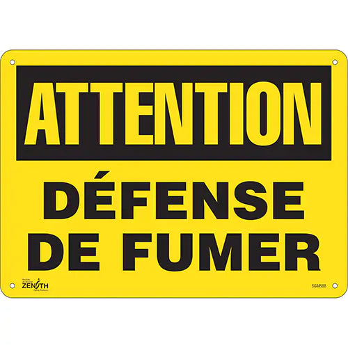 "Défense De Fumer" Sign - SGM588