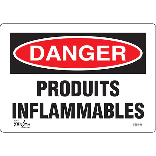 "Produits Inflammables" Sign - SGM631
