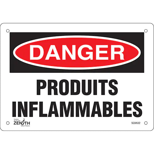 "Produits Inflammables" Sign - SGM632