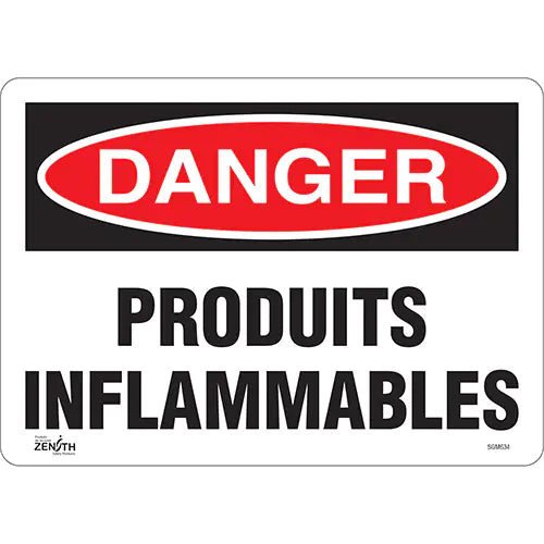"Produits Inflammables" Sign - SGM634