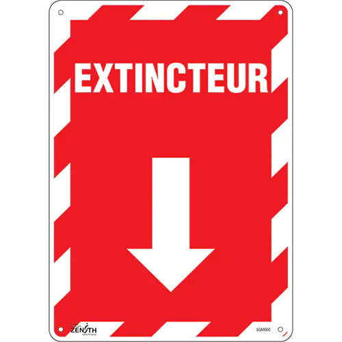 "Extincteur" Arrow Sign - SGM660