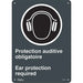 "Protection Auditive Obligatoire - Ear Protection Required" Sign - SGM678