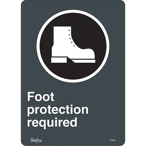 "Foot Protection Required" Sign - SGM682