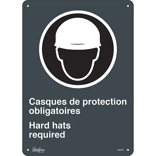 "Hard Hats Required" Sign - SGM699