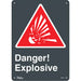 "Explosive" Sign - SGM735
