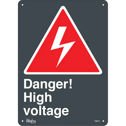 "High Voltage" Sign - SGM743