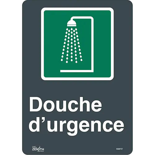 "Douche D'Urgence" Sign - SGM757