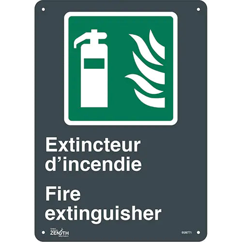 "Extincteur D'Incendie/Fire Extinguisher" Sign - SGM771