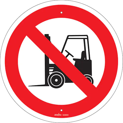 No Forklifts CSA Safety Sign - SGM800