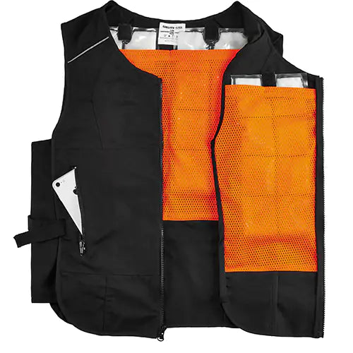 Chill-Its® 6260 Lightweight Phase Change Cooling Vest with Packs Small/Medium - SGN882