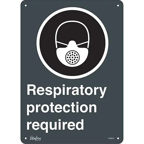 "Respiratory Protection Required" CSA Safety Sign - SGQ876