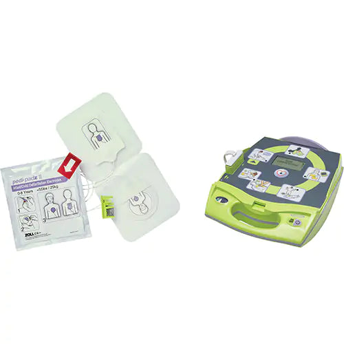 AED Plus® Defibrillator with Bonus Pedi-Padz® II Electrodes - SGR006
