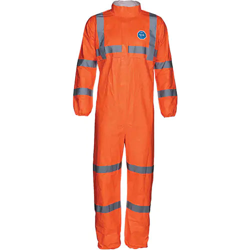 HV High Visibility Coveralls with Collar X-Large - TY125SHV-XL