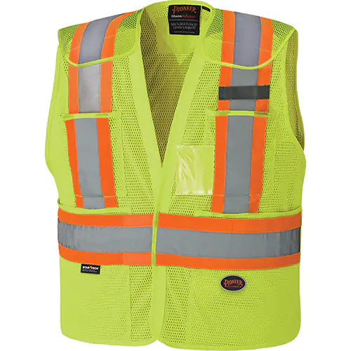 High-Visibility Drop Shoulder Safety Tear-Away Vest 4X-Large/5X-Large - V1021560-4/5XL