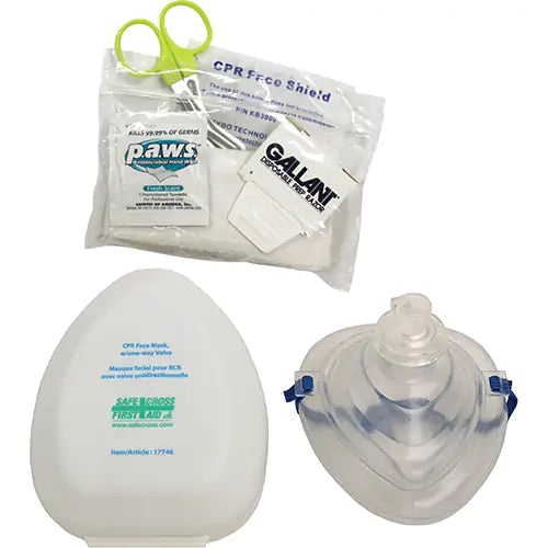 CPR Pocket Face Mask & Accessories Kit - SGX725