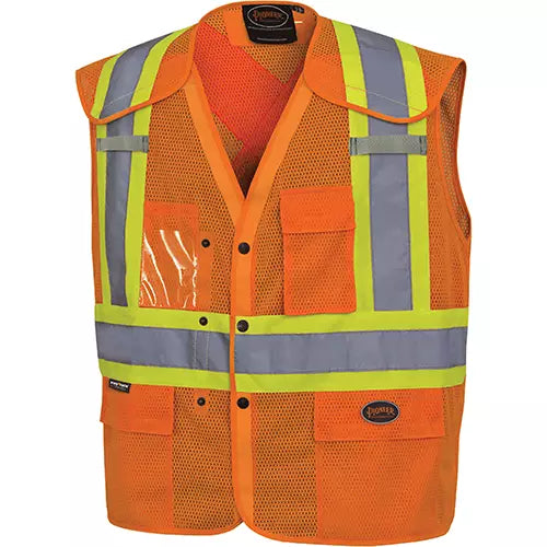 Drop Shoulder Safety Tear-Away Vest 4X-Large/5X-Large - V102195A-4/5XL