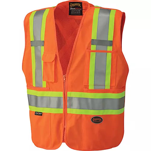 Pioneer® Tear-Away Vest with Mesh Back Large - V1021150-L