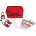 Lockout Tagout Kit with Nylon Safety Padlock in Pouch - 153668