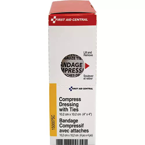 SmartCompliance® Refill Compress Pressure Bandage with Ties - 150007SC