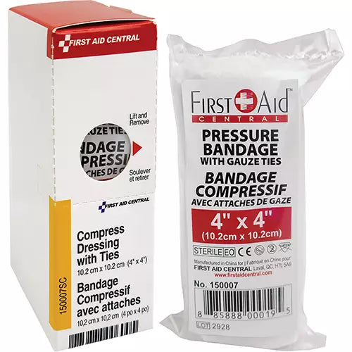 SmartCompliance® Refill Compress Pressure Bandage with Ties - 150007SC