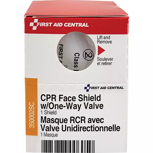SmartCompliance® Refill CPR Faceshield with One-Way Valve - 350002SC