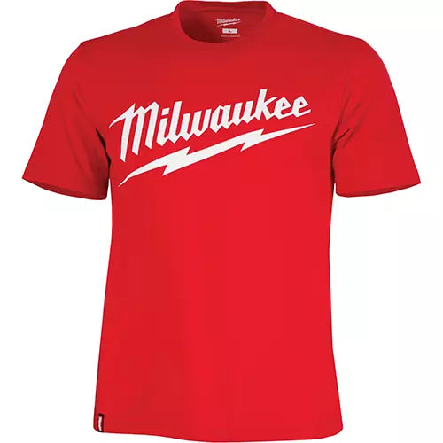 Heavy-Duty Short-Sleeved T-Shirt with Milwaukee® Logo X-Large - 607R-XL