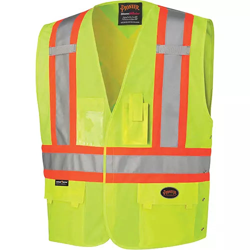 Safety Vest with Adjustable Sides Large/X-Large - V1020160-L/XL