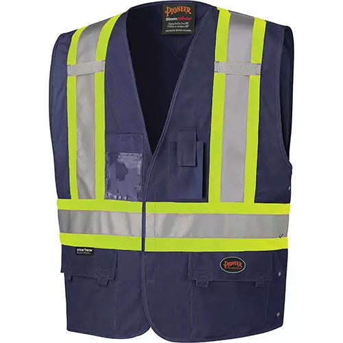 Safety Vest with Adjustable Sides Large/X-Large - V1021580-L/XL