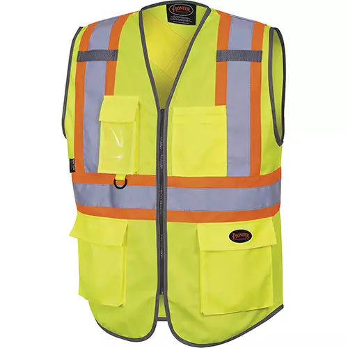 Zip-Front Safety Vest 3X-Large - V1023860-3XL