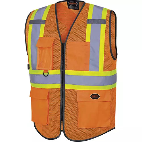 Front Mesh Safety Vest Small - V1024850-S