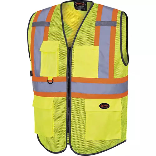 Front Mesh Safety Vest Small - V1024860-S