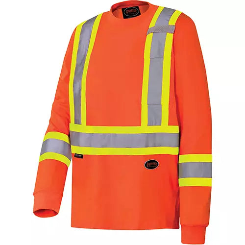 Long-Sleeved Safety Shirt 2X-Large - V1050850-2XL