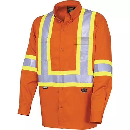 Ultra-Cool Long-Sleeved Safety Shirt 2X-Large - V2120510-2XL