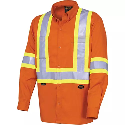Ultra-Cool Long-Sleeved Safety Shirt X-Large - V2120510-XL
