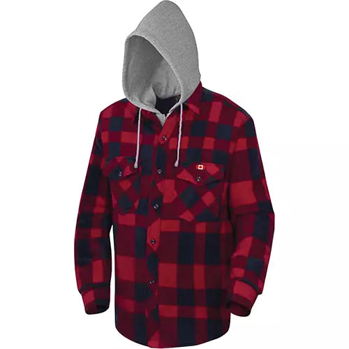 Quilted Hooded Shirt Small - V3080397-S